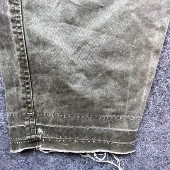 Vintage Trailer Jeans 30 Tan Grunge Skater Articulated Knee Biker Flap Pocket - Picture 9 of 10